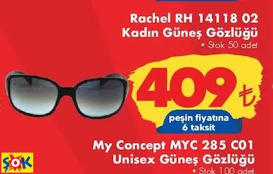 RACHEL RH 14118 02 KADIN GÜNEŞ GÖZLÜĞÜ